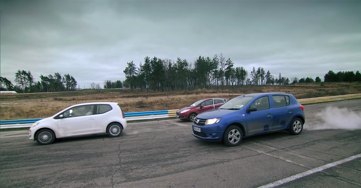 (VIDEO) Momentul din istorie când cei de la Top Gear conduceau o Dacia, un Ford şi un VW prin Ucraina