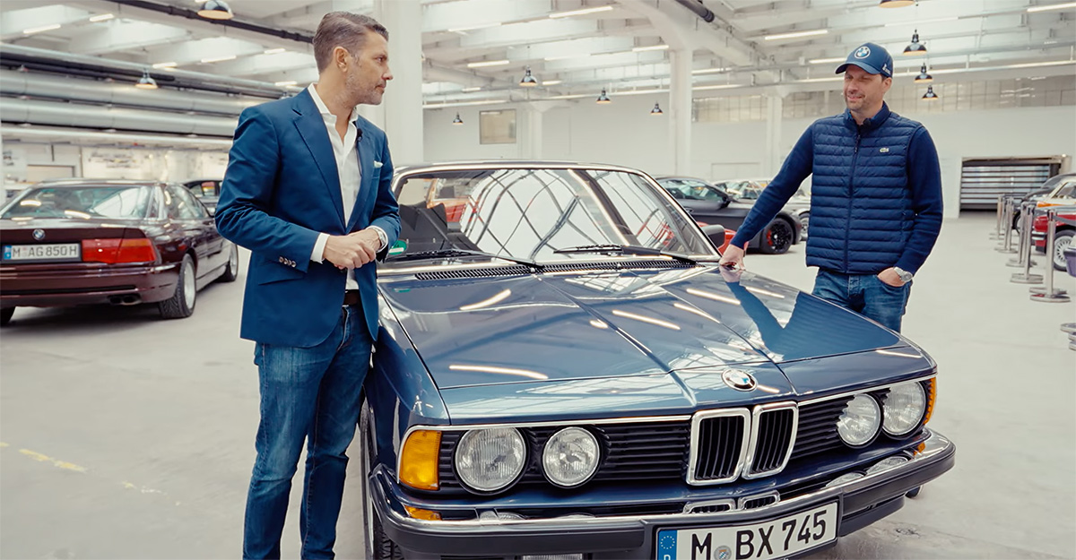 (VIDEO) BMW a scos din garajul său secret un exemplar de Seria 7 E23, cu nici 5300 km parcurşi, şi vorbeşte despre tehnologiile de acum 40 ani