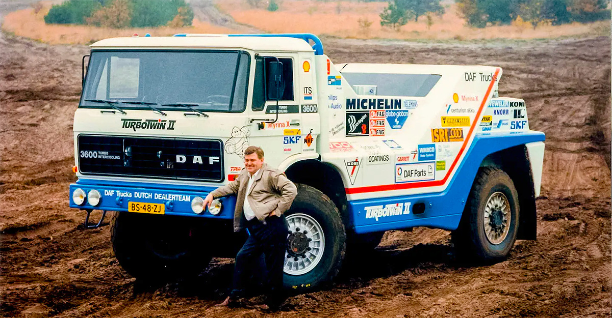 (VIDEO) Istoria fascinantă a camioanelor DAF de la Dakar din anii 80, care ajunseseră să aibă 2 motoare şi 6 turbine