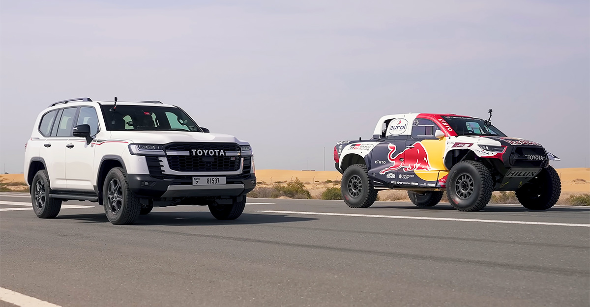 (VIDEO) Toyota GR Land Cruiser, cu 415 CP la activ, se duelează cu bolidul şi echipajul învingător la Dakar