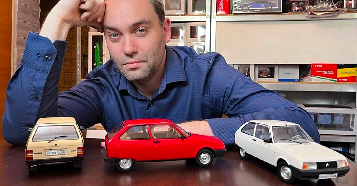 Acesta e românul pasionat de maşini în miniatură, care contribuie la crearea modelelor Dacia şi Oltcit