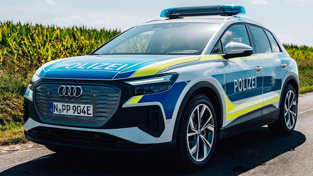 Poliţia din Germania a primit 20 de maşini electrice, Audi şi BMW, primele care vor fi încadrate în misiuni depline, inclusiv urmăriri pe autostrăzi