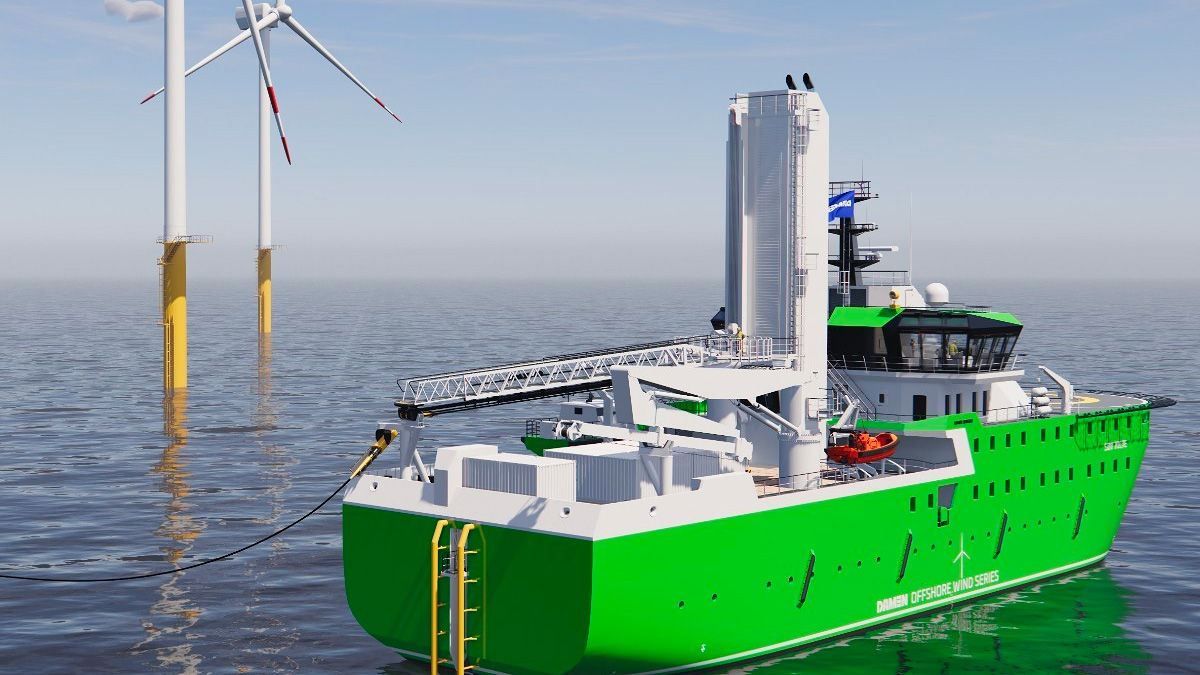 Olandezii au creat prima navă electrică pentru mentenanţa turbinelor eoliene, care se va încărca pe mare, direct de la acestea