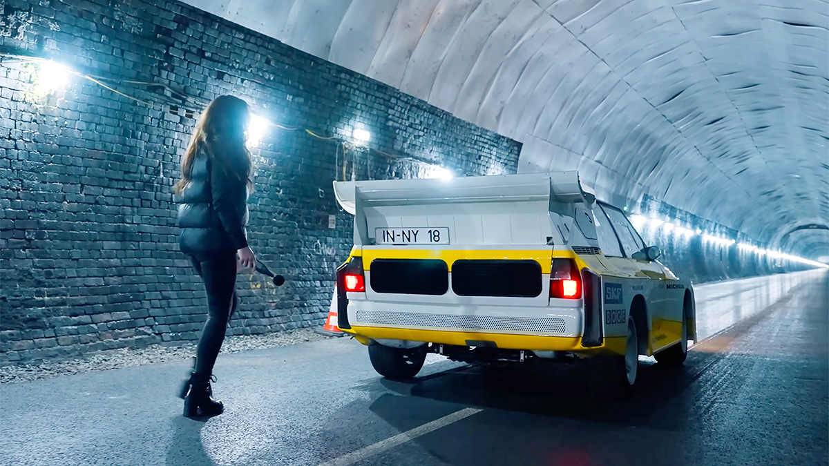 (VIDEO) Cum sună un Audi clasic de raliu în interiorul unui tunel izolat, înregistrat cu cele mai sofisticate dispozitive audio