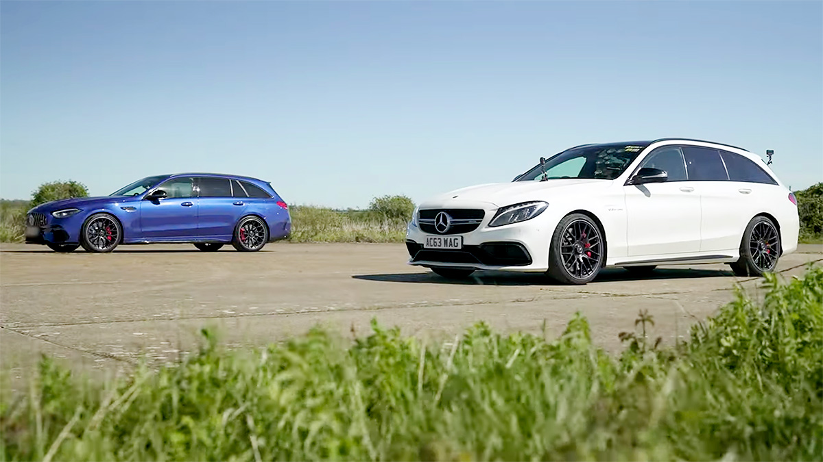 (VIDEO) Noul Mercedes-AMG C63 cu motor de 4 cilindri hibrid a demonstrat că poate fi mai rapid decât generaţia precedentă cu motor V8