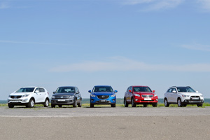 Comparativul SUV-urilor compacte: Mazda CX-5 vs VW Tiguan vs Kia Sportage vs Mitsubishi ASX vs Toyota RAV4