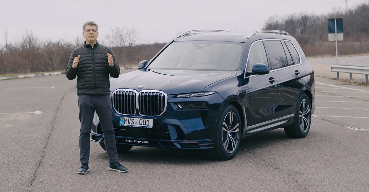 (VIDEO) Am testat Alpina XB7 în Moldova, SUV-ul de 621 CP, care costă 225 mii euro