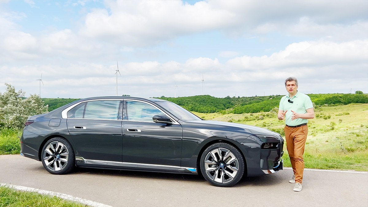 (VIDEO) Test drive cu noul BMW i7, modelul electric care ia rolul lui Seria 7 în zilele noastre